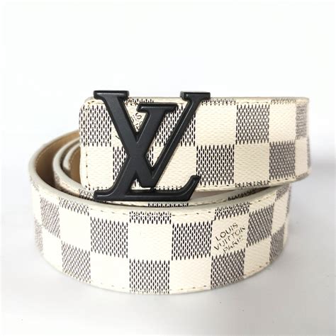 cinturon blanco louis vuitton